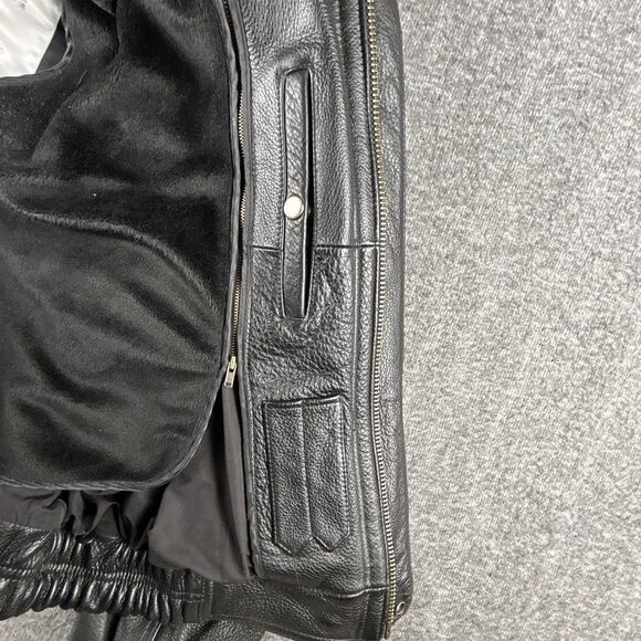 Oxford Leather Shop Type A-2 Flight Bomber Jacket Men's Sz 50 XL USAF Insulated - Picture 8 of 13